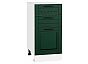 Шкаф нижний с 3-мя ящиками Дублин Special Green/Белый 816*400*478