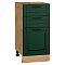 Шкаф нижний с 3-мя ящиками Дублин Special Green/Дуб Вотан 816*400*478
