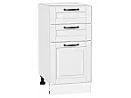 Шкаф нижний с 3-мя ящиками Дублин Special White/Белый 816*400*478
