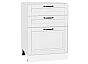 Шкаф нижний с 3-мя ящиками Дублин Special White/Белый 816*600*478