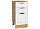 Шкаф нижний с 3-мя ящиками Дублин Special White/Дуб Вотан 816*400*478