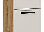 Шкаф нижний с 3-мя ящиками Фрейм Cream Silk Дуб Вотан 816*300*484