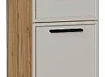 Шкаф нижний с 3-мя ящиками Фрейм Grey Silk Дуб Вотан 816*300*484