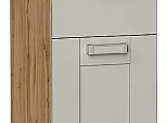 Шкаф нижний с 3-мя ящиками Лофт Grey Silk/Дуб Вотан 816*300*480