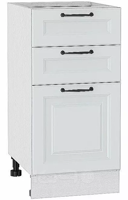 Шкаф нижний с 3-мя ящиками Ницца Blanco/Белый 816*400*478