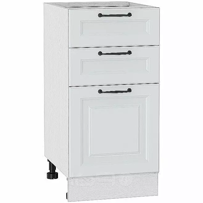 Шкаф нижний с 3-мя ящиками Ницца Blanco/Белый 816*400*478