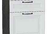 Шкаф нижний с 3-мя ящиками Ницца Blanco/Graphite 816*500*478