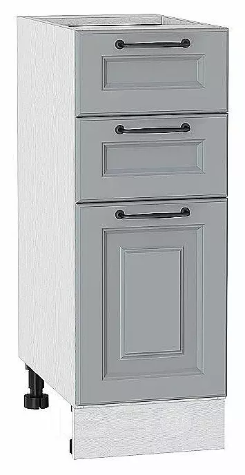 Шкаф нижний с 3-мя ящиками Ницца Magnum/Белый 816*300*478