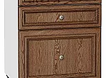 Шкаф нижний с 3-мя ящиками Шале Brown Dreamline Белый 816*600*480