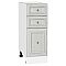Шкаф нижний с 3-мя ящиками Шале White Dreamline Белый 816*300*480