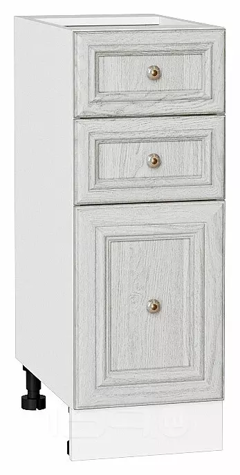 Шкаф нижний с 3-мя ящиками Шале White Dreamline Белый 816*300*480