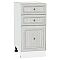 Шкаф нижний с 3-мя ящиками Шале White Dreamline Белый 816*400*480 Шкаф нижний с 3-мя ящиками Шале White Dreamline Белый 816*400*480