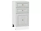 Шкаф нижний с 3-мя ящиками Шале White Dreamline Белый 816*400*480