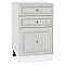 Шкаф нижний с 3-мя ящиками Шале White Dreamline Белый 816*500*480 Шкаф нижний с 3-мя ящиками Шале White Dreamline Белый 816*500*480