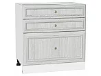 Шкаф нижний с 3-мя ящиками Шале White Dreamline Белый 816*800*480