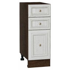 Шкаф нижний с 3-мя ящиками Шале White Dreamline Венге 816*300*480
