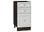 Шкаф нижний с 3-мя ящиками Шале White Dreamline Венге 816*400*480
