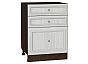Шкаф нижний с 3-мя ящиками Шале White Dreamline Венге 816*600*480