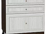 Шкаф нижний с 3-мя ящиками Шале White Dreamline Венге 816*800*480