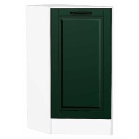 Шкаф нижний торцевой Дублин Special Green/Белый 816*296*552