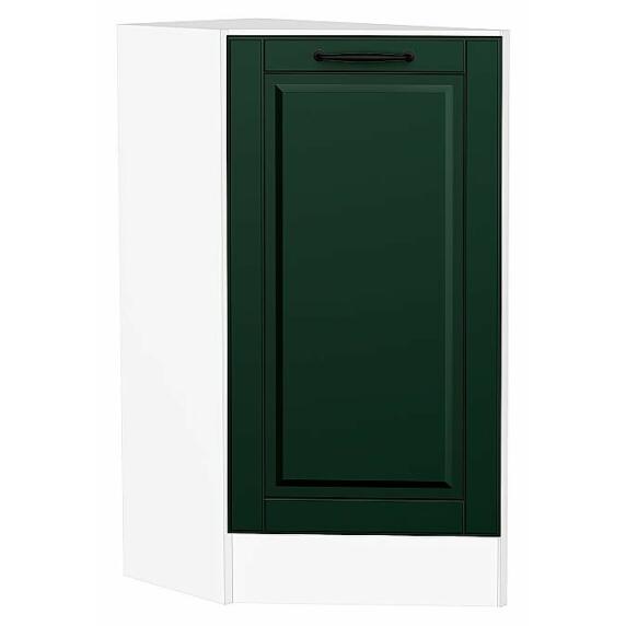 Шкаф нижний торцевой Дублин Special Green/Белый 816*296*552