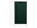 Шкаф нижний торцевой Дублин Special Green/Белый 816*296*552