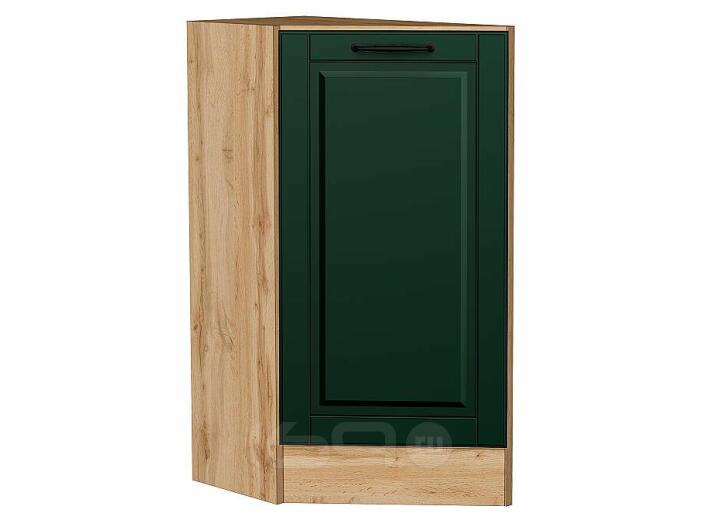 Шкаф нижний торцевой Дублин Special Green/Дуб Вотан 816*296*552