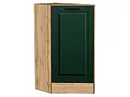 Шкаф нижний торцевой Дублин Special Green/Дуб Вотан 816*296*552