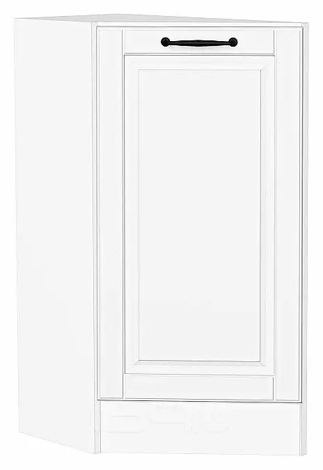 Шкаф нижний торцевой Дублин Special White/Белый 816*296*552