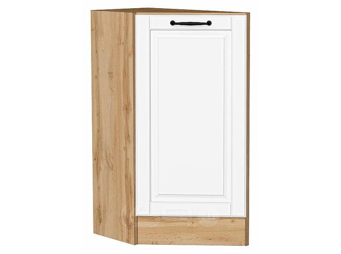Шкаф нижний торцевой Дублин Special White/Дуб Вотан 816*296*552