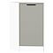 Шкаф нижний торцевой Фрейм Grey Silk Белый 816*296*558