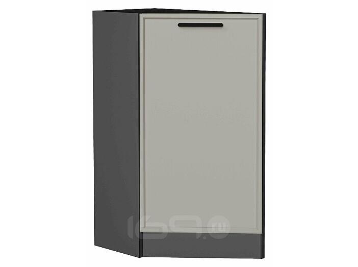 Шкаф нижний торцевой Фрейм Grey Silk Graphite 816*296*558