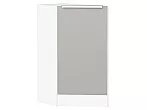 Шкаф нижний торцевой Фьюжн Silky Light Grey Белый 816*296*554