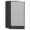 Шкаф нижний торцевой Фьюжн Silky Light Grey  Graphite 816*296*554