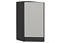 Шкаф нижний торцевой Фьюжн Silky Light Grey Graphite 816*296*554