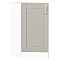 Шкаф нижний торцевой Лофт Grey Silk/Белый 816*296*554 Шкаф нижний торцевой Лофт Grey Silk/Белый 816*296*554