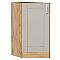 Шкаф нижний торцевой Лофт Grey Silk/Дуб Вотан 816*296*554 Шкаф нижний торцевой Лофт Grey Silk/Дуб Вотан 816*296*554