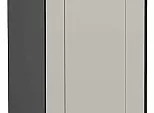Шкаф нижний торцевой Лофт Grey Silk/Graphite 816*296*554