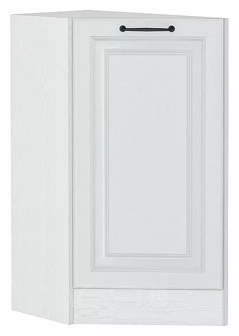 Шкаф нижний торцевой Ницца Blanco/Белый 816*296*552