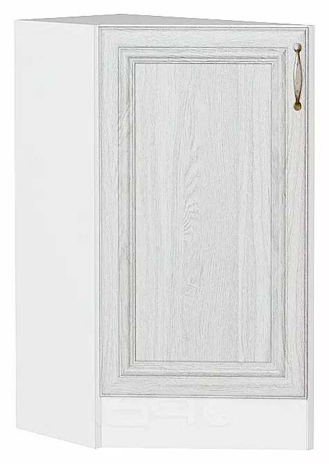 Шкаф нижний торцевой Шале White Dreamline Белый 816*296*554