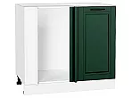 Шкаф нижний угловой Дублин Special Green/Белый 816*890*478
