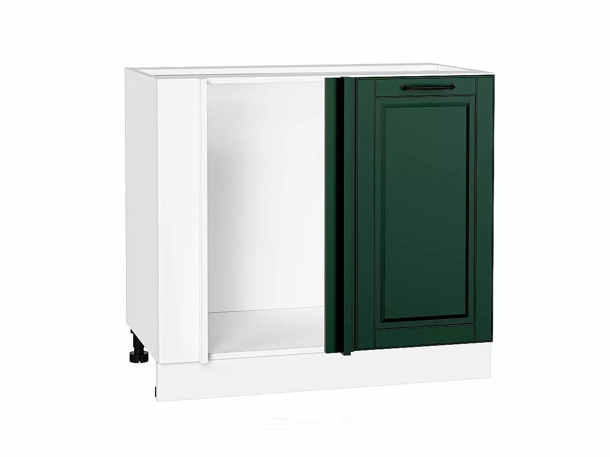 Шкаф нижний угловой Дублин Special Green/Белый 816*890*478