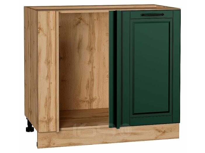 Шкаф нижний угловой Дублин Special Green/Дуб Вотан 816*890*478