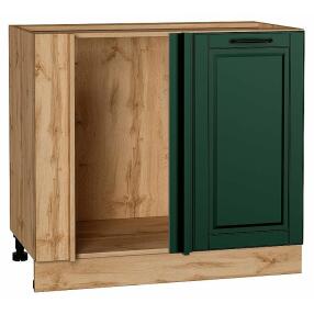 Шкаф нижний угловой Дублин Special Green/Дуб Вотан 816*890*478