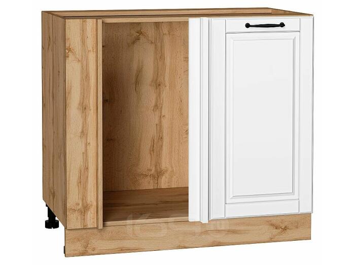 Шкаф нижний угловой Дублин Special White/Дуб Вотан 816*890*478