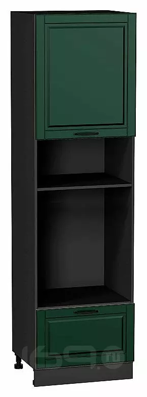 Шкаф пенал с 1-ой дверцей и ящиком под технику Дублин Special Green/Graphite 2132*600*574
