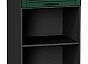 Шкаф пенал с 1-ой дверцей и ящиком под технику Дублин Special Green/Graphite 2336*600*574