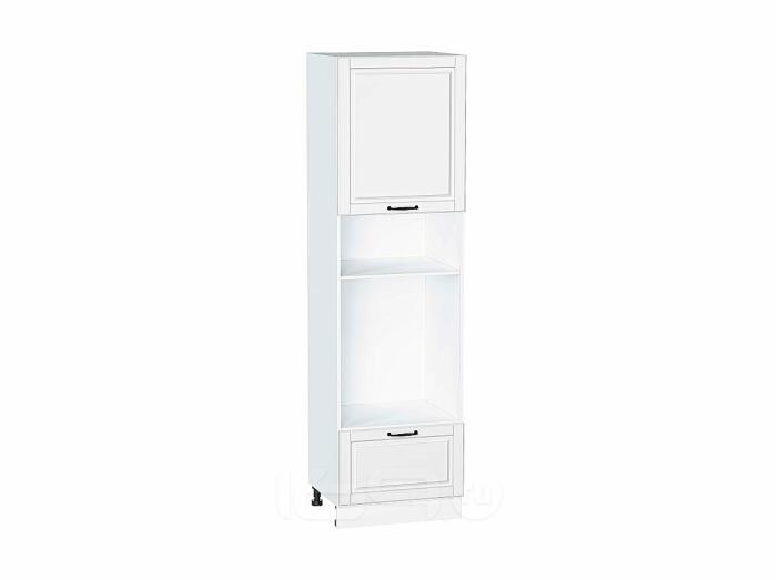 Шкаф пенал с 1-ой дверцей и ящиком под технику Дублин Special White/Белый 2132*600*574