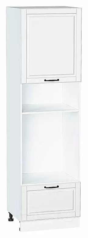 Шкаф пенал с 1-ой дверцей и ящиком под технику Дублин Special White/Белый 2132*600*574