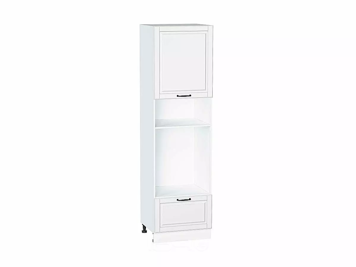 Шкаф пенал с 1-ой дверцей и ящиком под технику Дублин Special White/Белый 2132*600*574